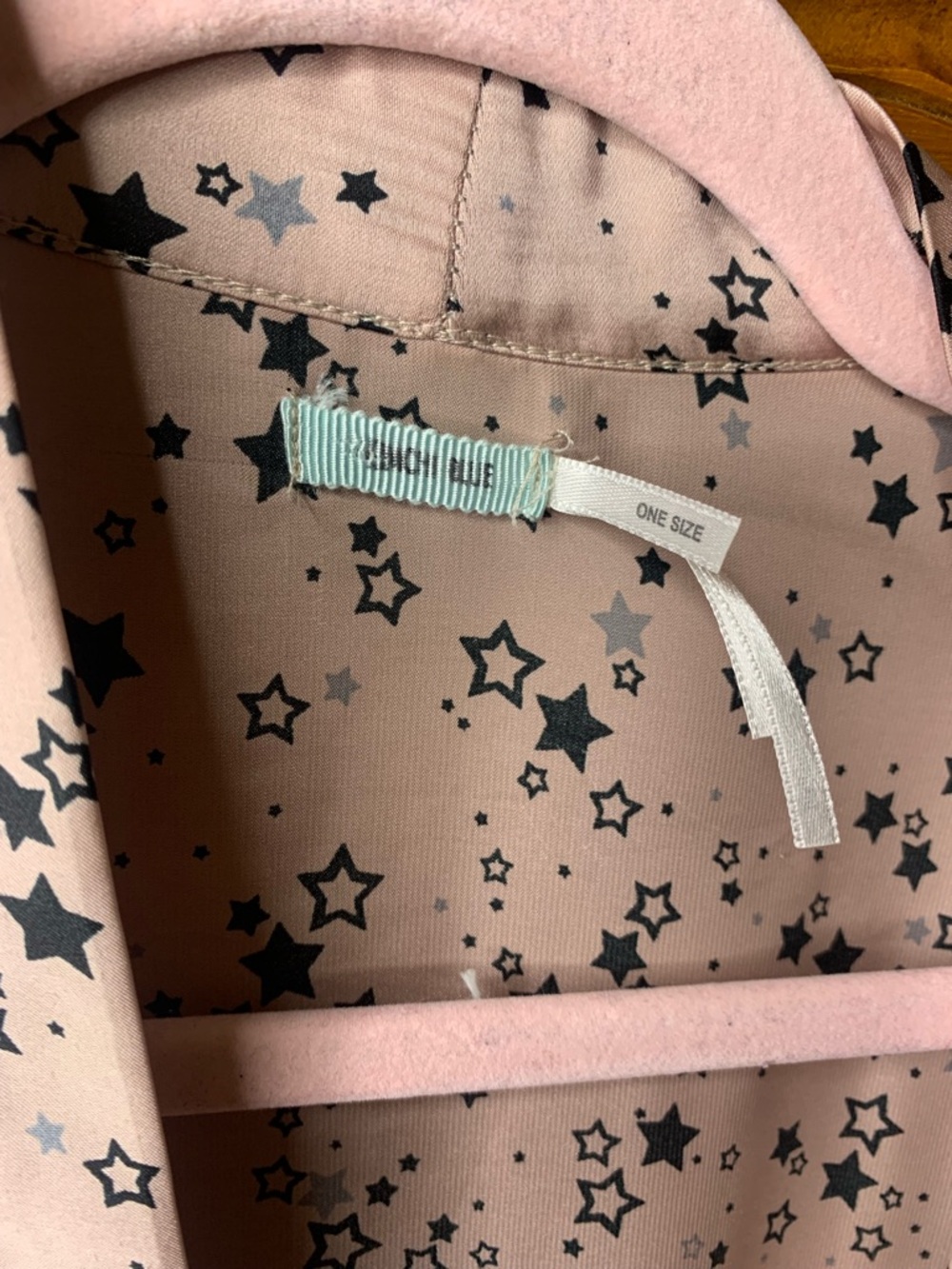 Urban Outfitters Kimchi Blue Bush Pink star print open kimono - Picture 8 of 14